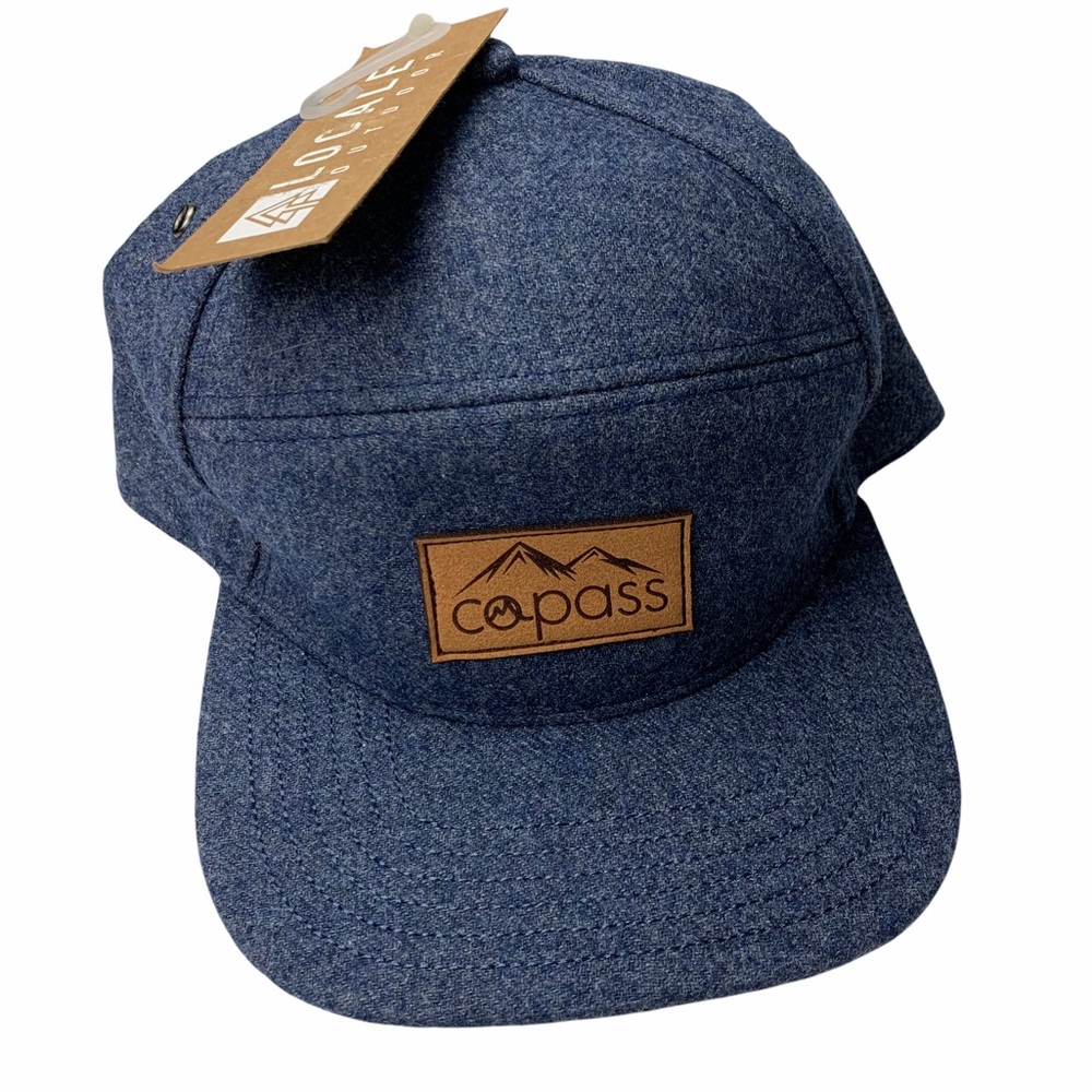 Locale Outdoor CoPass Wool Navy Flatbrim Hat NWT